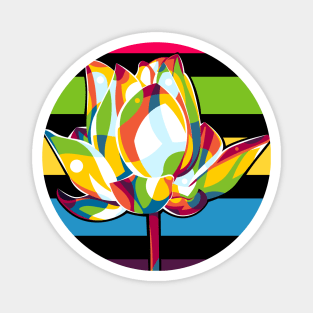 The Lotus Flower Magnet